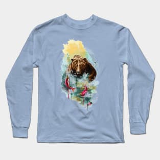 The Bear Fishing Long Sleeve T-Shirt